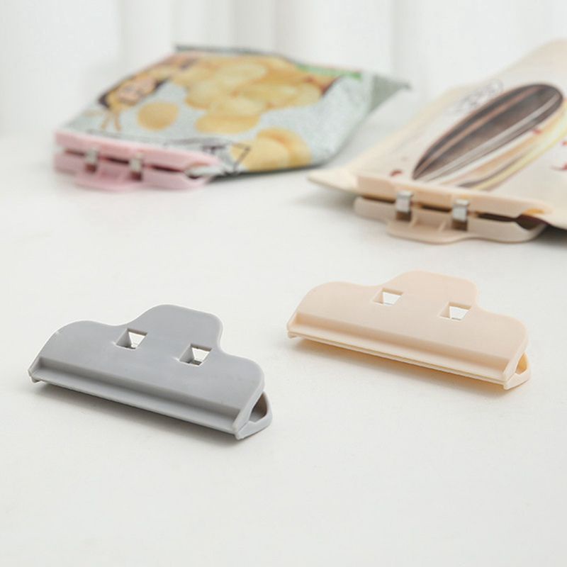 Plastic Bag Sealer Snack Fresh Food Storage Bag Clips Kitchen Tool
