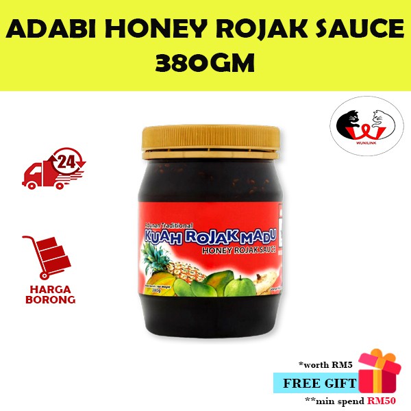 ADABI Kuah Rojak Madu (380GM)/ADABI Honey Rojak Sauce (380GM) | Shopee ...