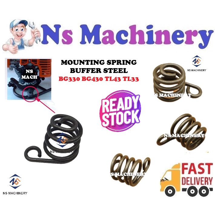 Mesin Rumput Mouting Spring Steel Buffer Brush Cutter Ogawa Kasei BG328 ...