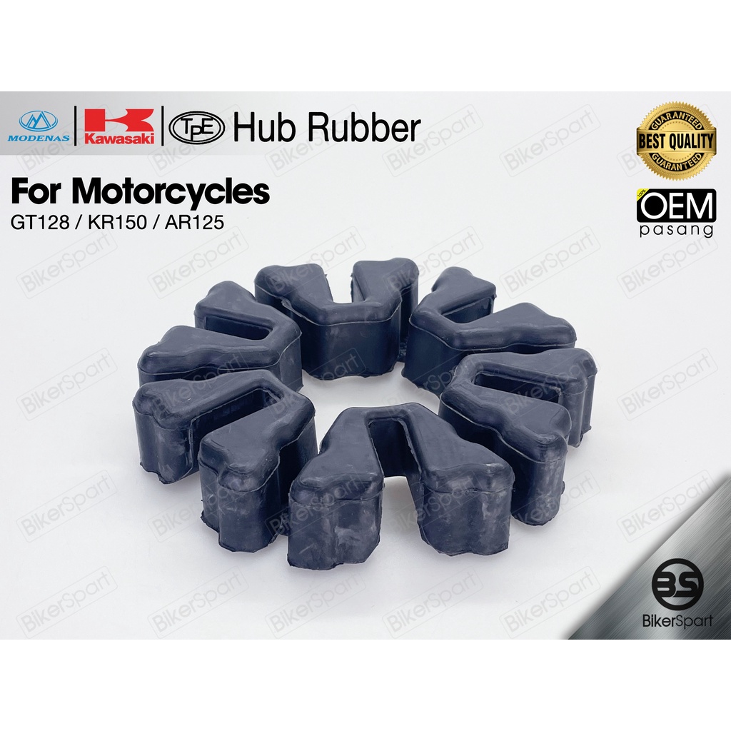 Modenas Gt128 Kawasaki Kr150 Ar125 Hub Rubber Getah Hub Sprocket High Quality Shopee 3054