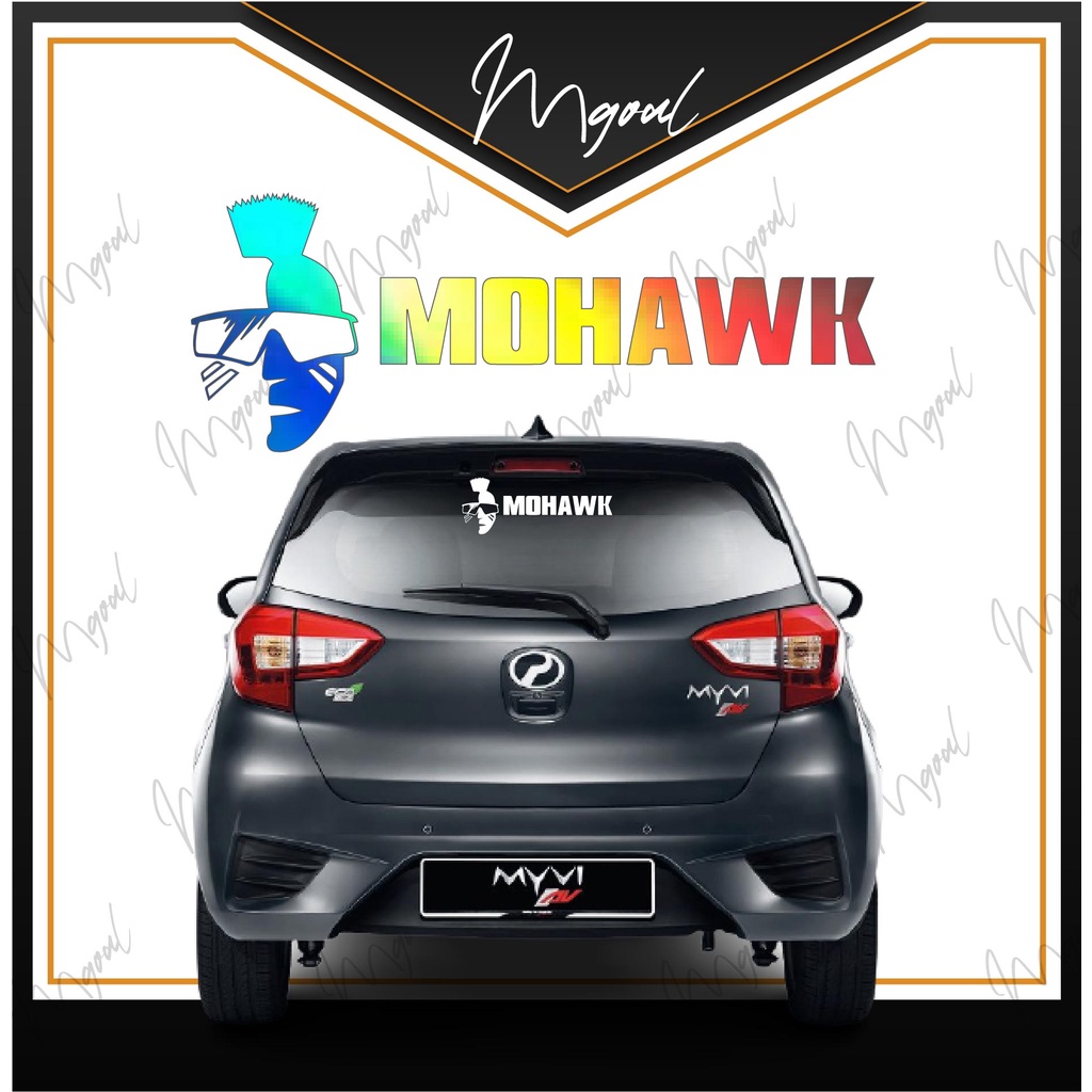 [ReadyStock]Car Audio Sticker MOHAWK speaker woofer Amplifier ...