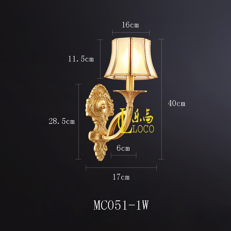 LOCO Copper Wall Light Indoor LED Light Dining Room Wall Light Living ...