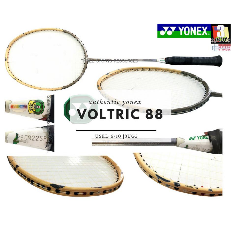 USED RACKET ] : YONEX VOLTRIC Z-FORCE 88 Limited Edition | Shopee 