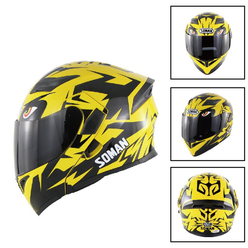 Visière Transparent Pour Casque Soman SM955 / SM960 / K1 / K3SV / K5 – Anti-UV & Anti-rayures