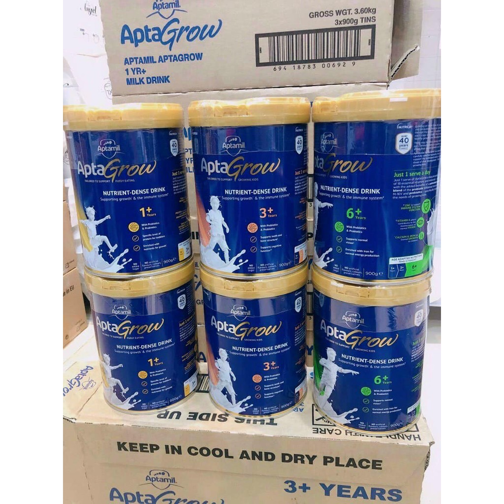 Aptamil Apta Grow 1 +, 3 +, 6 + Australia Milk Box 900g Shopee Malaysia