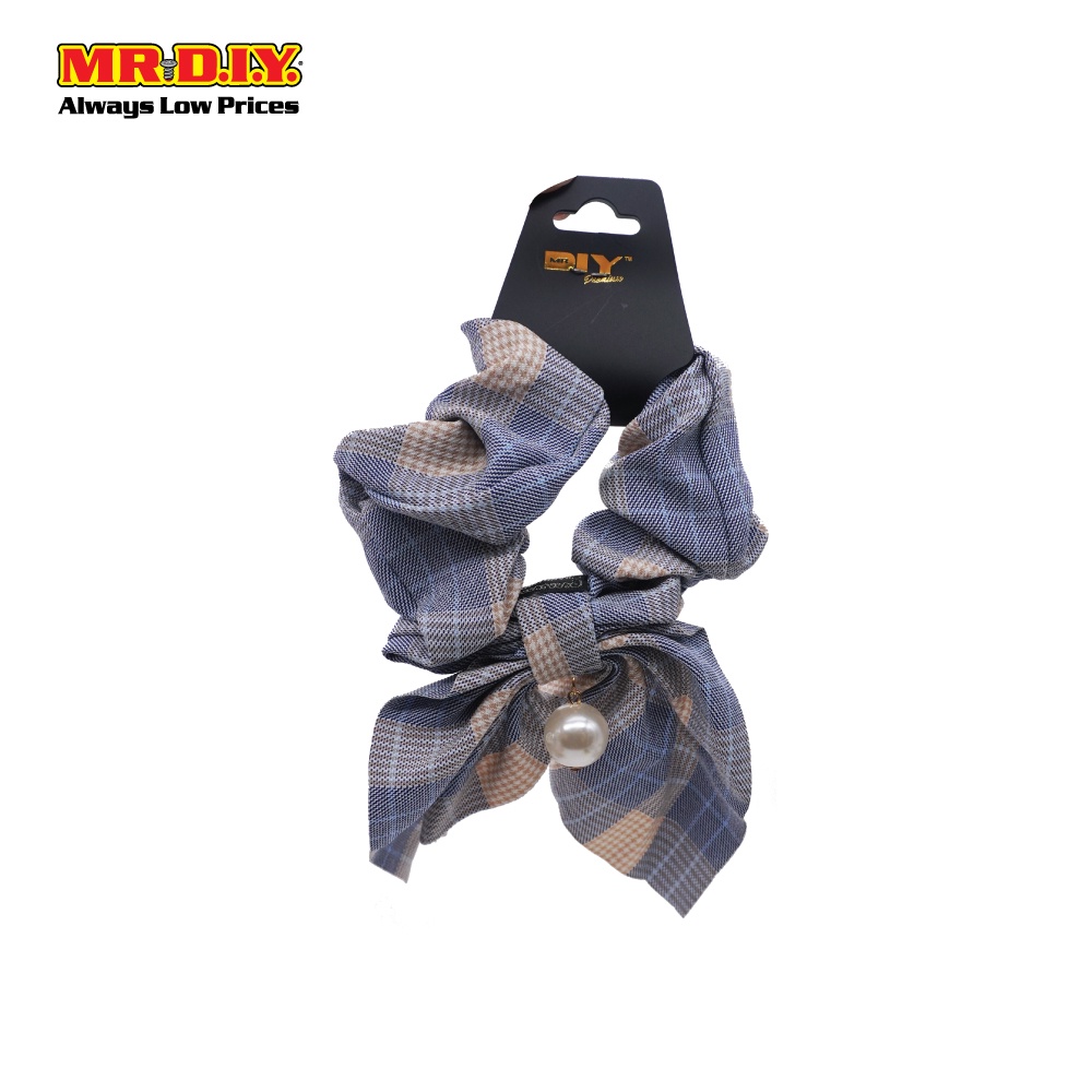 (MR.DIY) Ribbon Hair Tie With Pearl (1pc) | Shopee Malaysia