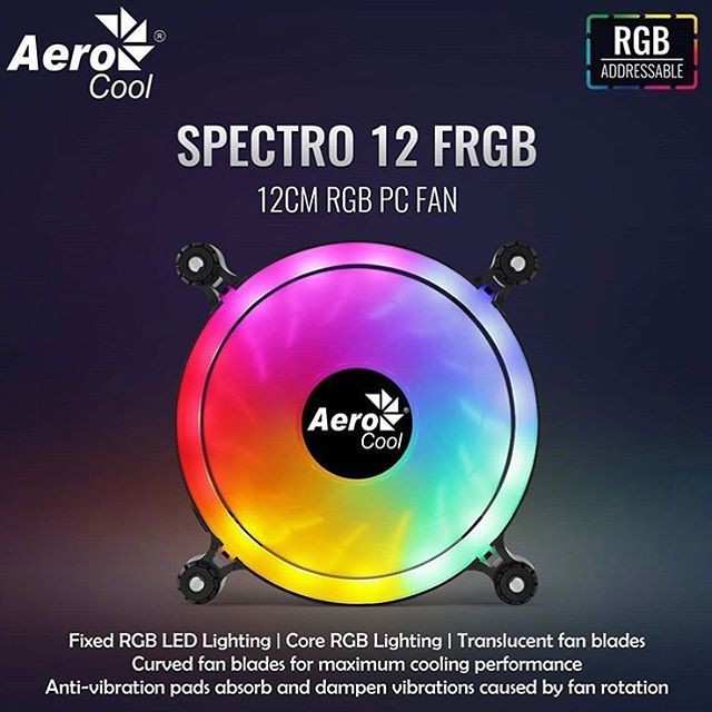 Aerocool Fan Spectro 12 FRGB | Shopee Malaysia