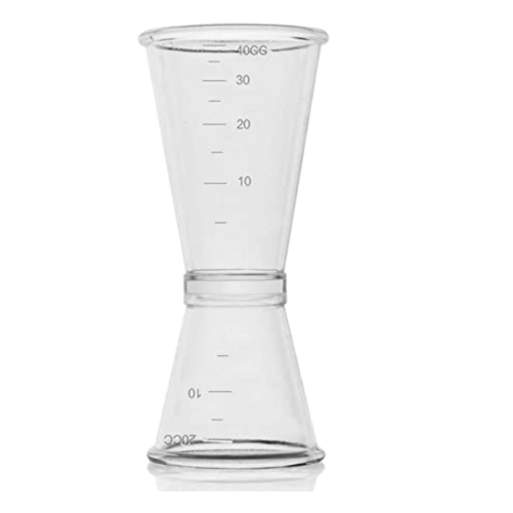 Plastic Double Jiggers Bar Jigger/ Double Sided Silver Jigger/ Cocktail