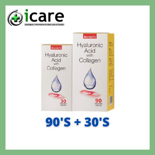 KORDEL'S HYALURONIC ACID WITH COLLAGEN 90'S + 30'S ( EXP DATE 08/2025