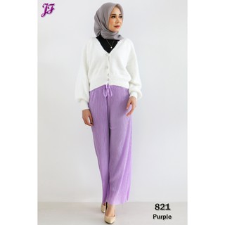 JF Fashion Women Pleated Muslimah Palazzo Pants #821 ( Wide leg Palazzo  pants)