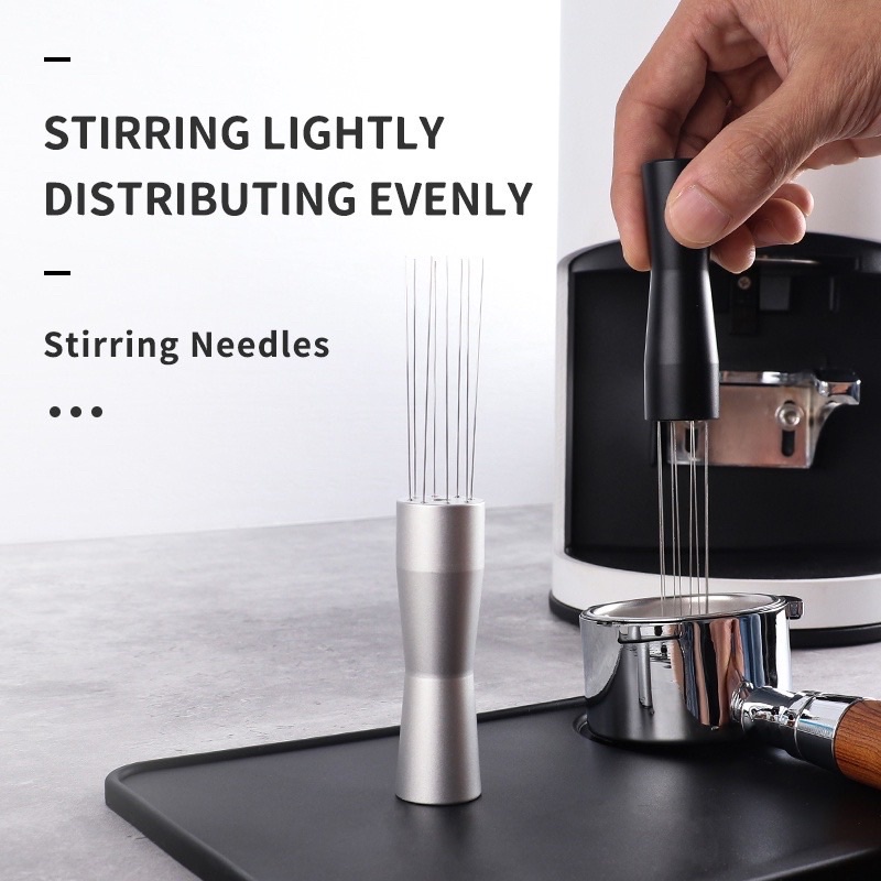 Needle Coffee Tamper Distributor Leveler Tool Needle Type Coffee Powder ...