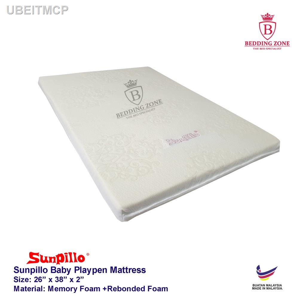 Memory foam hotsell mattress for playpen