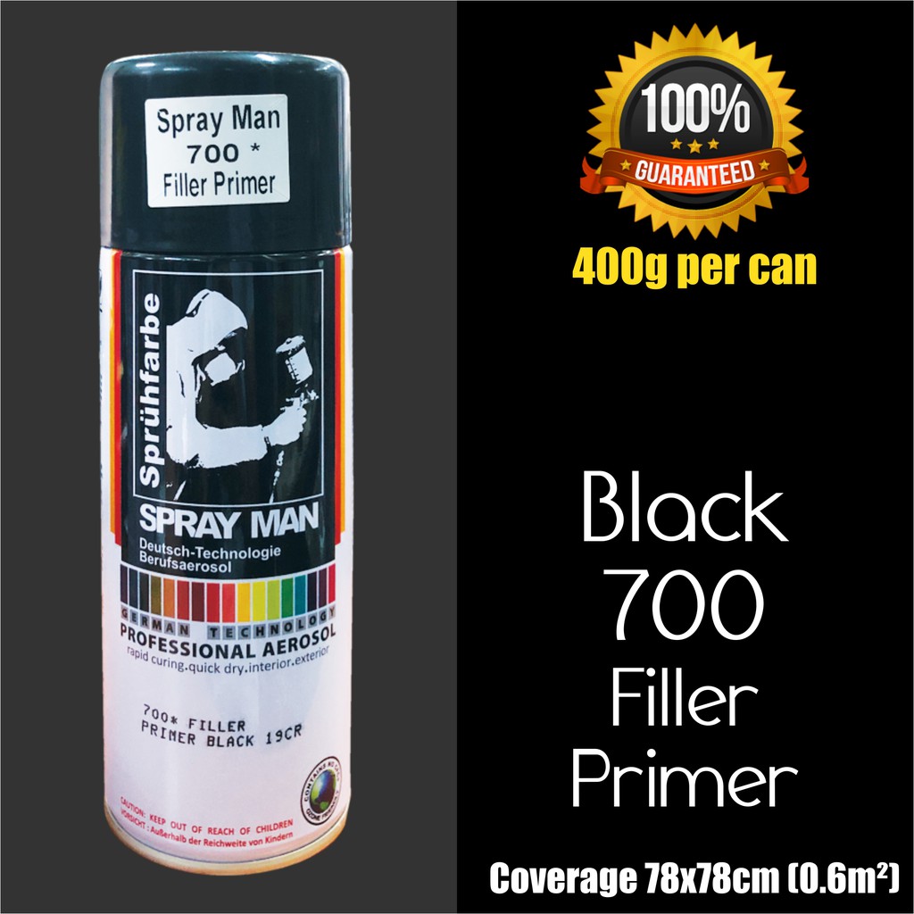 Spray Man Aerosol Spray Paint #700 Filler Primer 1K Primer 400ml ...