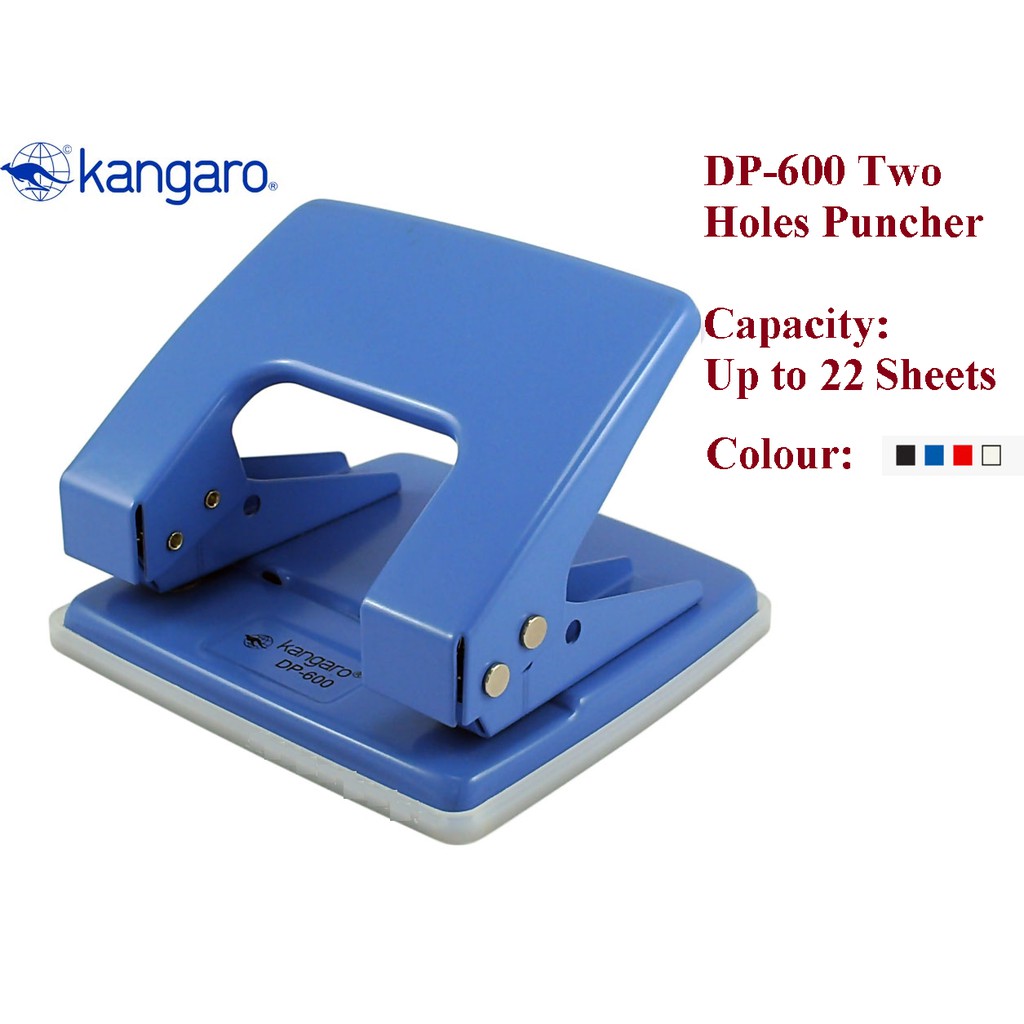 Kangaro DP 600 Two Holes Puncher (22 Sheet) Medium*Alternative to DP