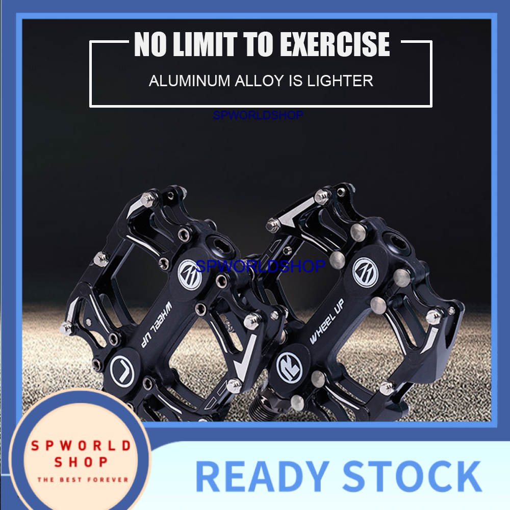 Wheel up 4 Bearings Bicycle Pedal Antislip Ultralight MTB Mountain Bike Pedal Sealed Bearing