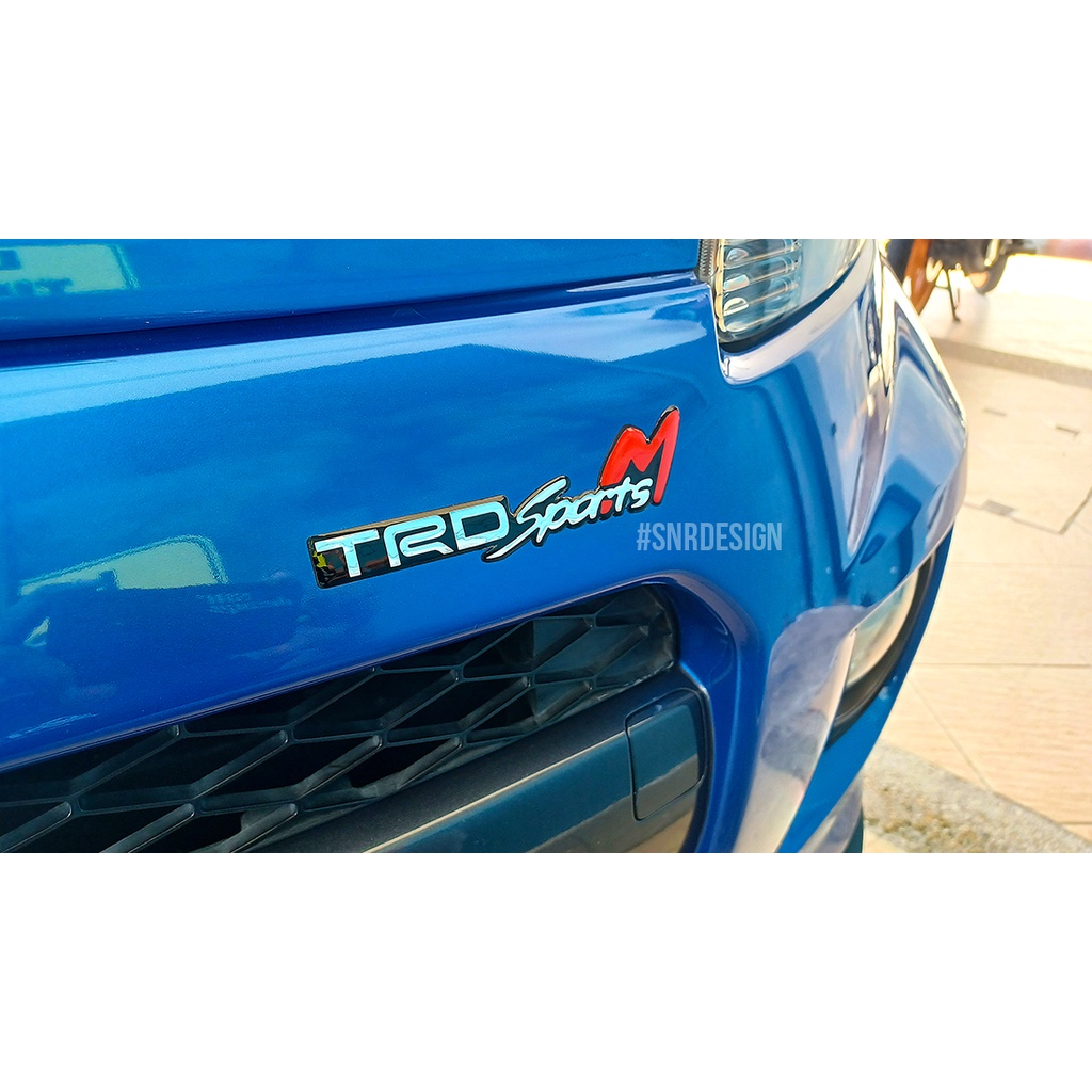 TRD Sports M -Toyota Passo Racy emblem//badge. | Shopee Malaysia