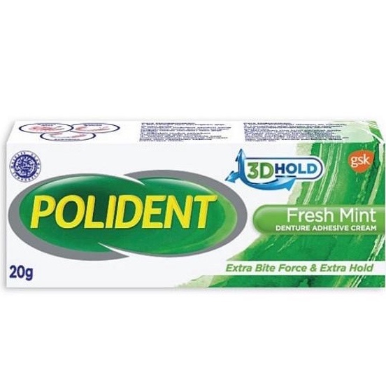 Polident Flavor Free Denture Adhesive 20gr Shopee Malaysia