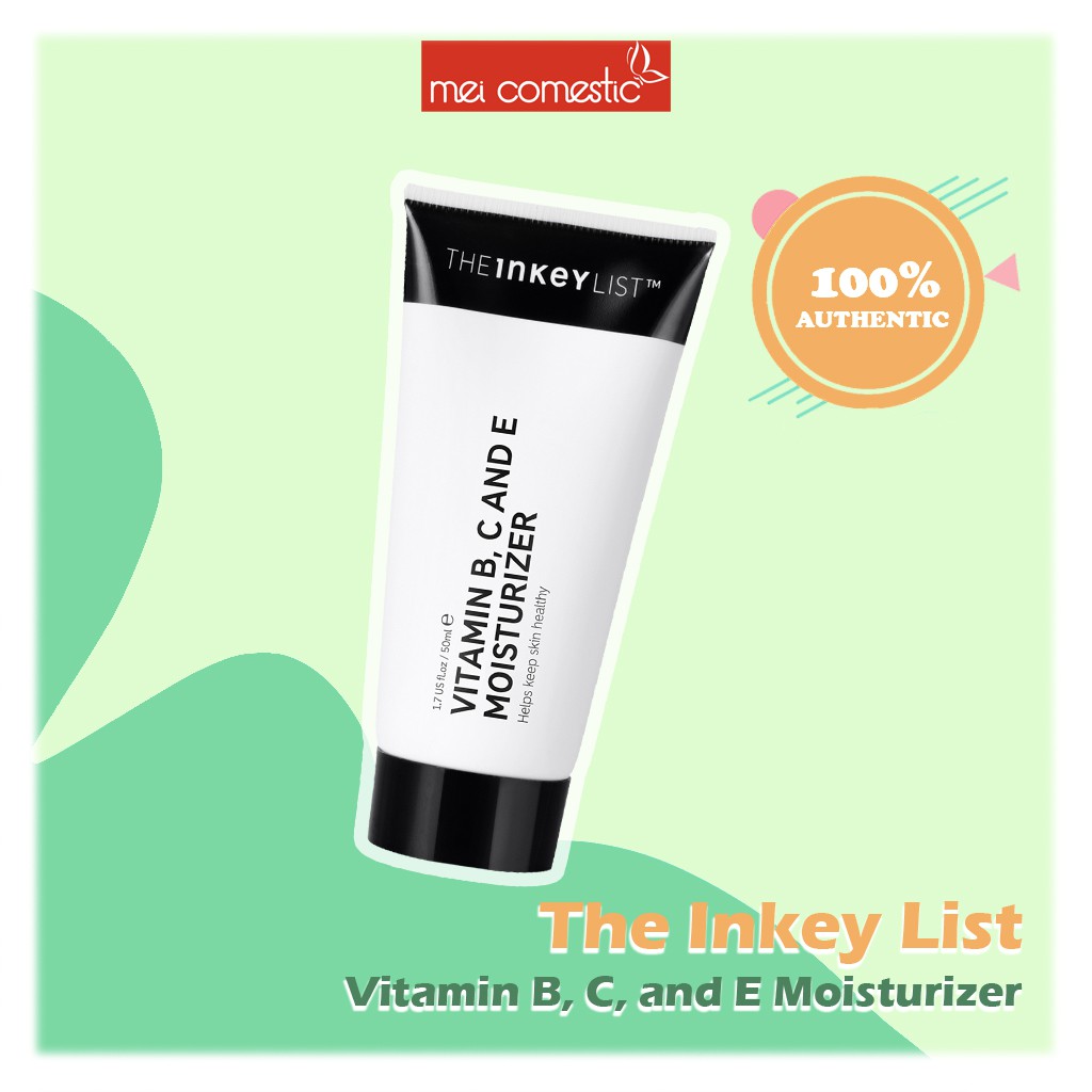 The Inkey List Vitamin B C and E Moisturizer Moisturizer 50ml Shopee