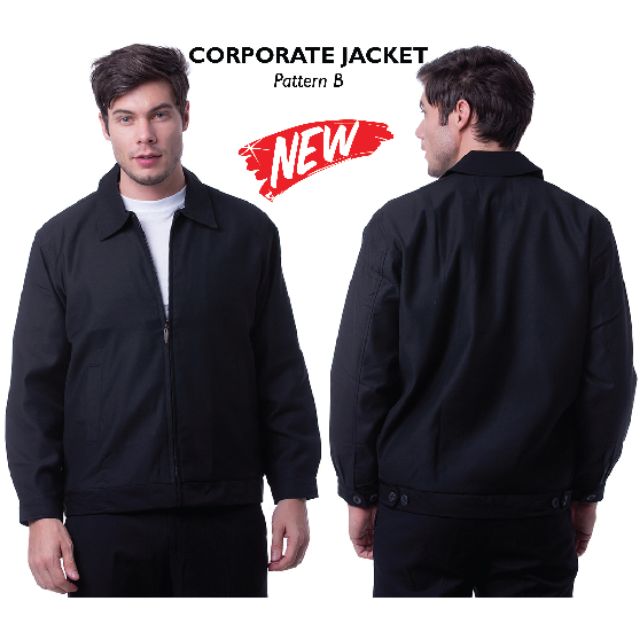 READY STOCK Jaket Korporat Hitam Corporate Jacket Black Jaket Eksekutif ...