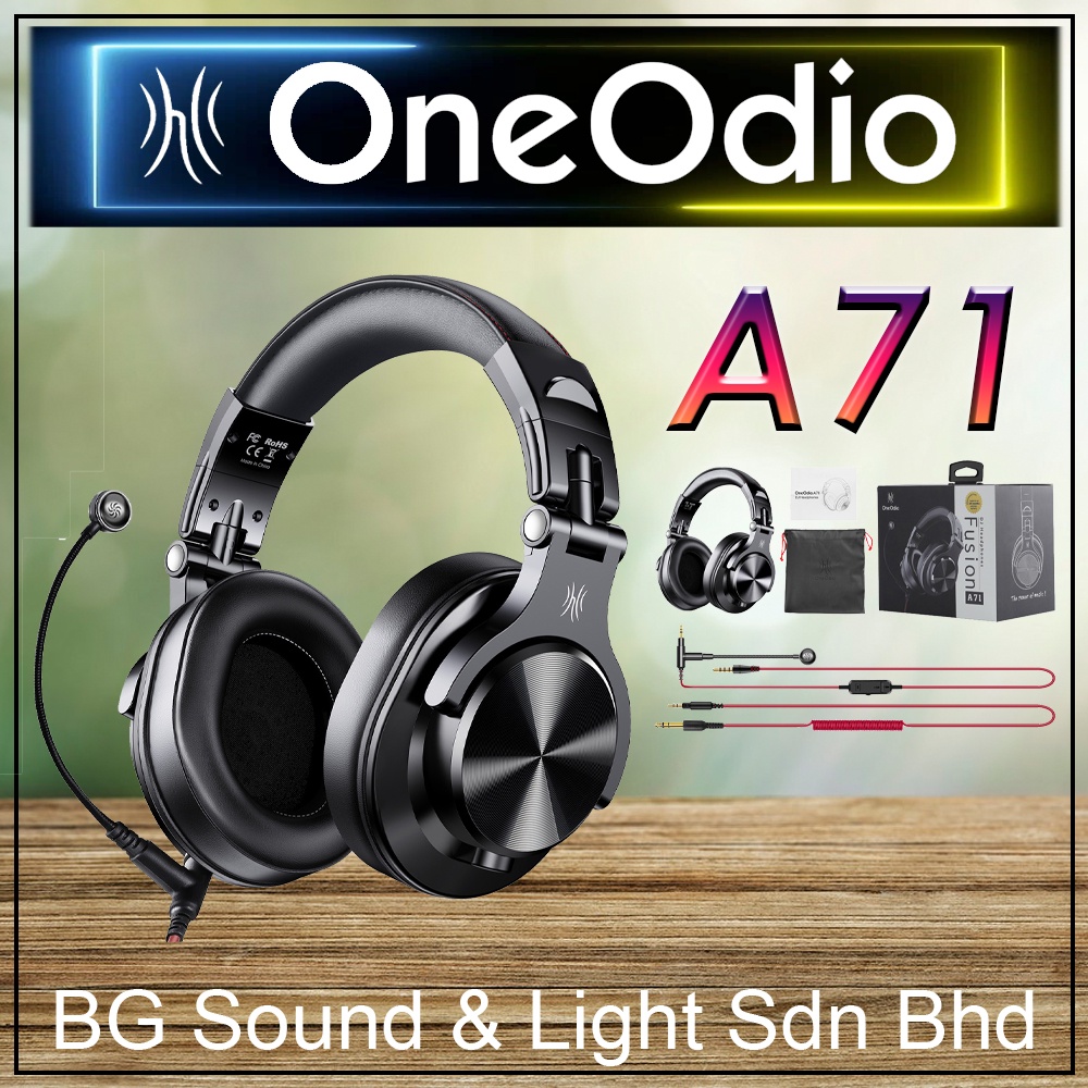 OneOdio A71 Over Ear Headsets with Boom Mic, OnLine Volume & Share