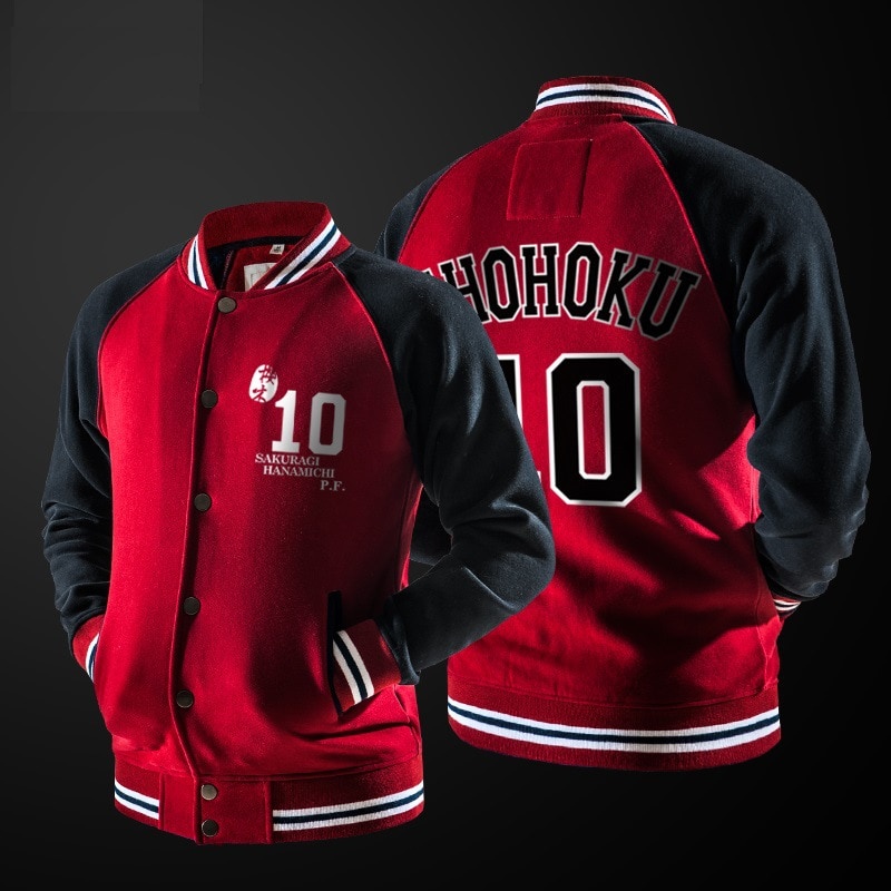 Anime Suramu Danku Shohoku Basketball Team Jacket Hanamichi