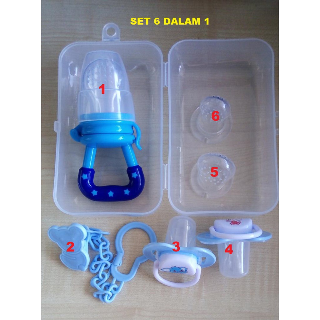 6 in 1!WITH BOX Pacifier Set Pacifier Gift Set Baby Soother Set with ...