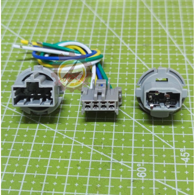 3PIN HONDA BRAKE LAMP T20 / 7443 BULB HOLDER + SOCKET Shopee Malaysia