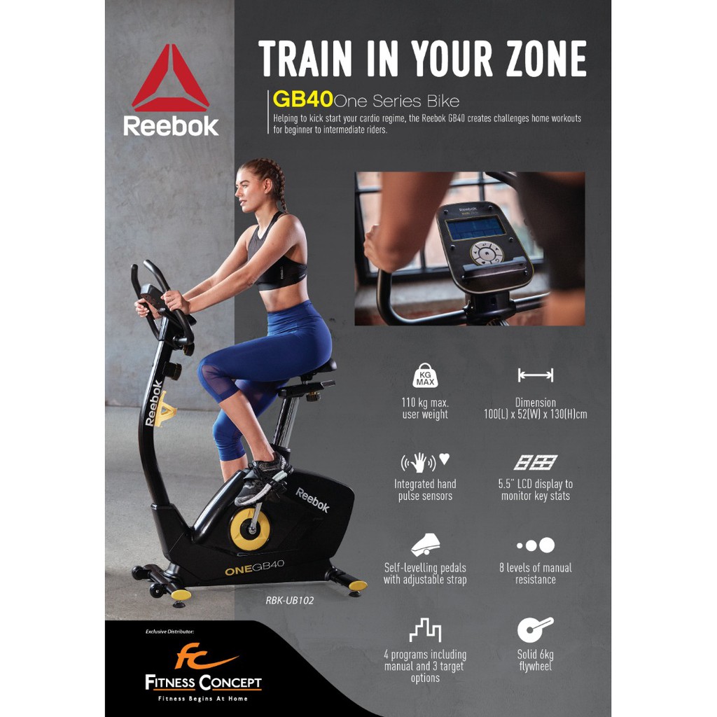 Reebok gb40 exercise bike manual sale