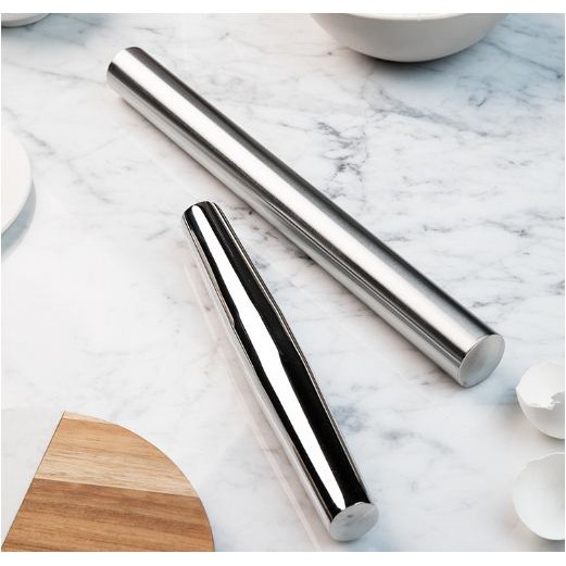 (Ready Stock)304 stainless steel rolling pin rolling dumpling skin ...
