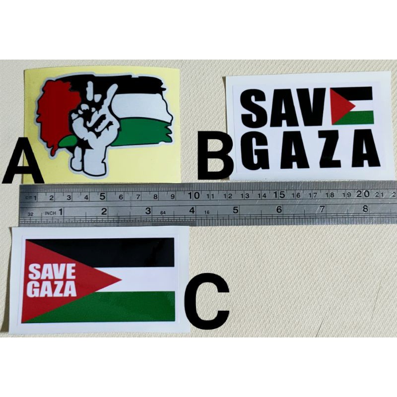 STIKER PALESTINE SAVE PALESTINE SAVE GAZA STICKER TAMPAL LUAR | Shopee ...