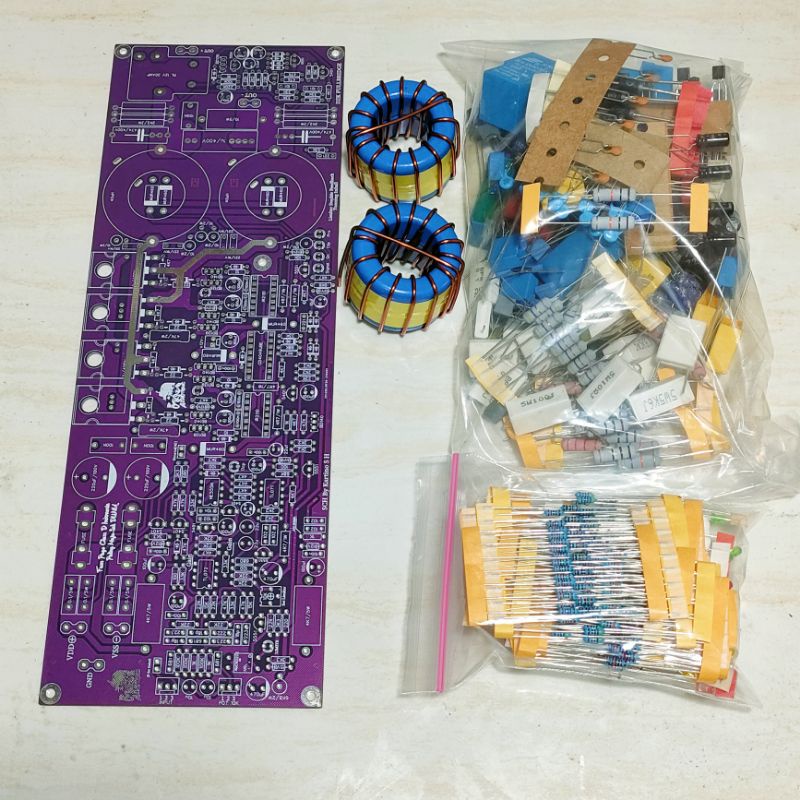 DIY Class D D2k Fullbridge Double feedback PCB Package and Complete