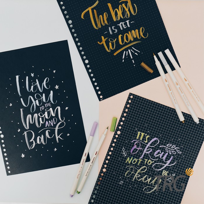 HITAM Trg - Fill Loose Leaf Black B5 TRG - Refill Binder Black Paper ...
