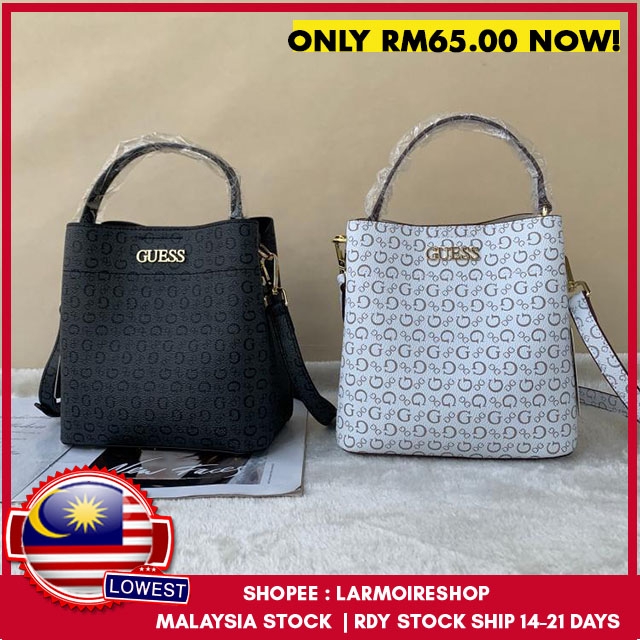 Ready Stock Malaysia Guess Women Bucket Handbag Sling Bag Shopee Malaysia