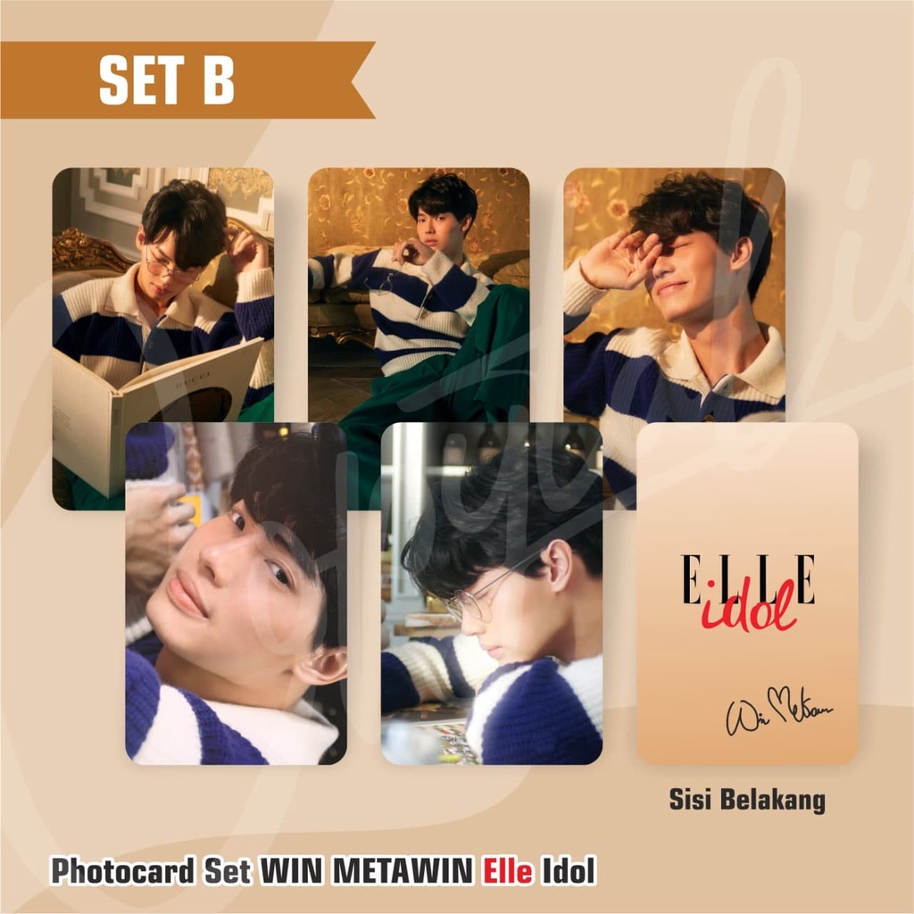 Photocard SET WIN METAWIN X ELLE IDOL | Shopee Malaysia