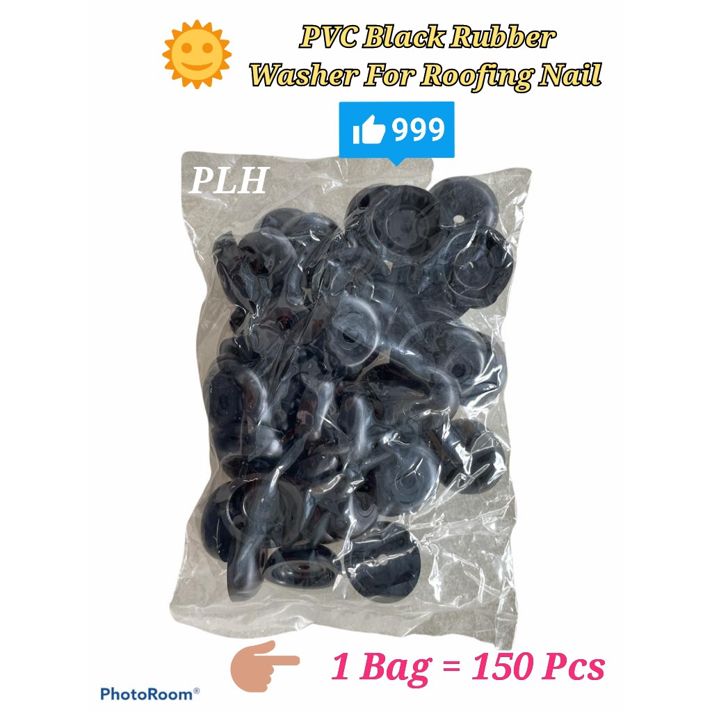 PVC Black Rubber Washer For Roofing Nail/ Washer Pvc Hitam Untuk Paku ...