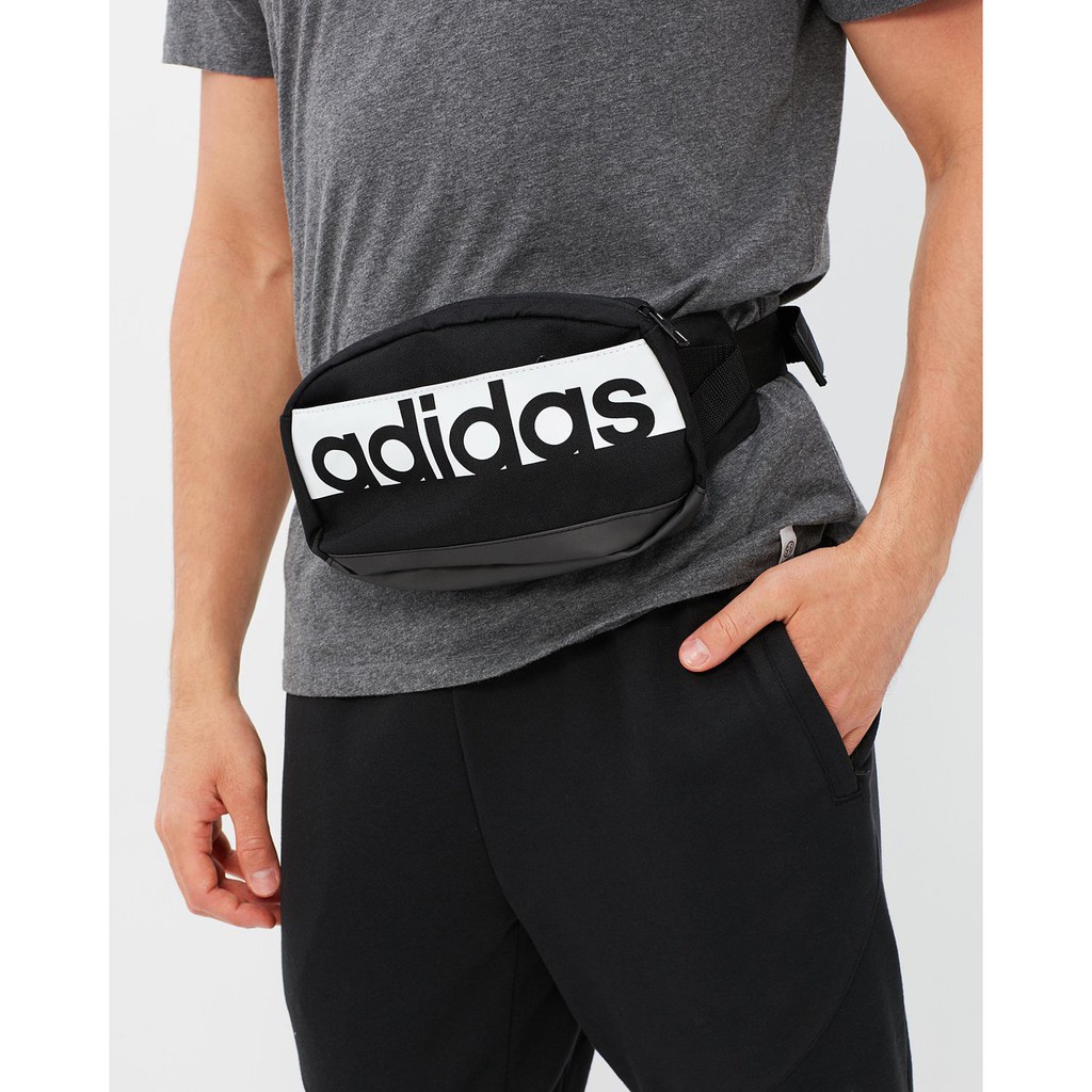 Real Photo Adidas LINEAR PERFORMANCE WAIST BAGS S99983 Many colors Shopee Malaysia