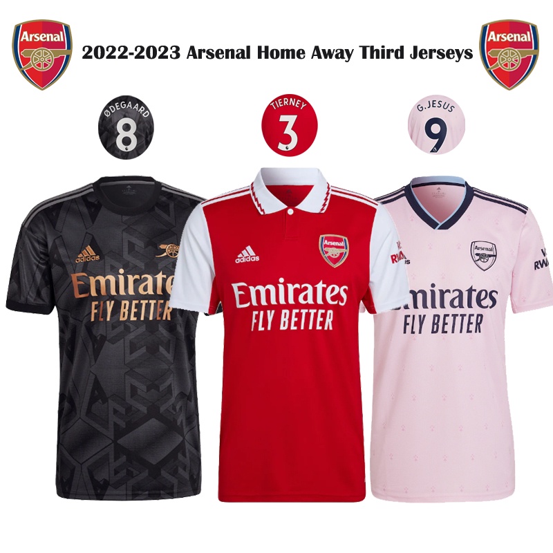 Arsenal Jersey (home, away, third)