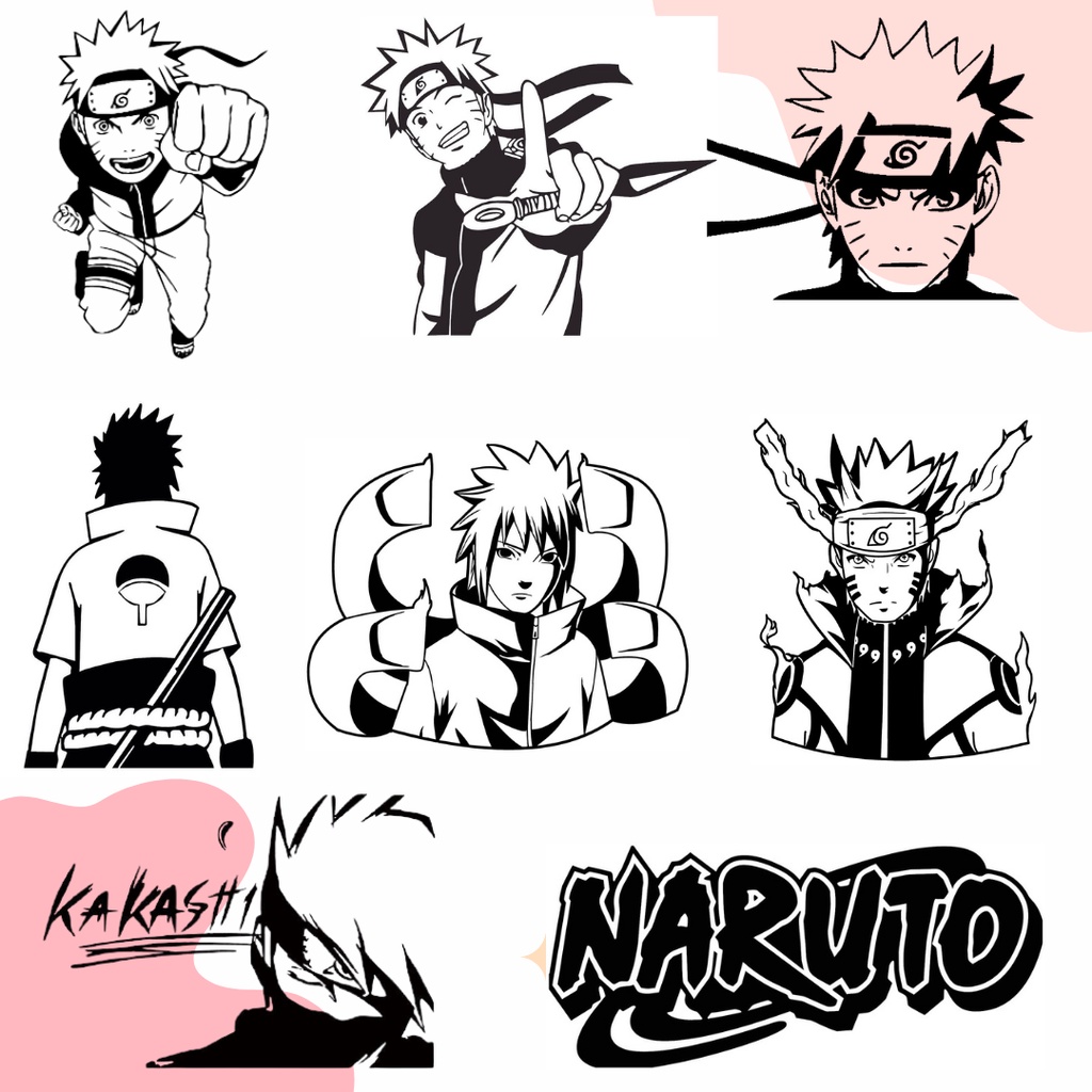 Naruto Vinyl Decal Sticker Custom Shopee Malaysia