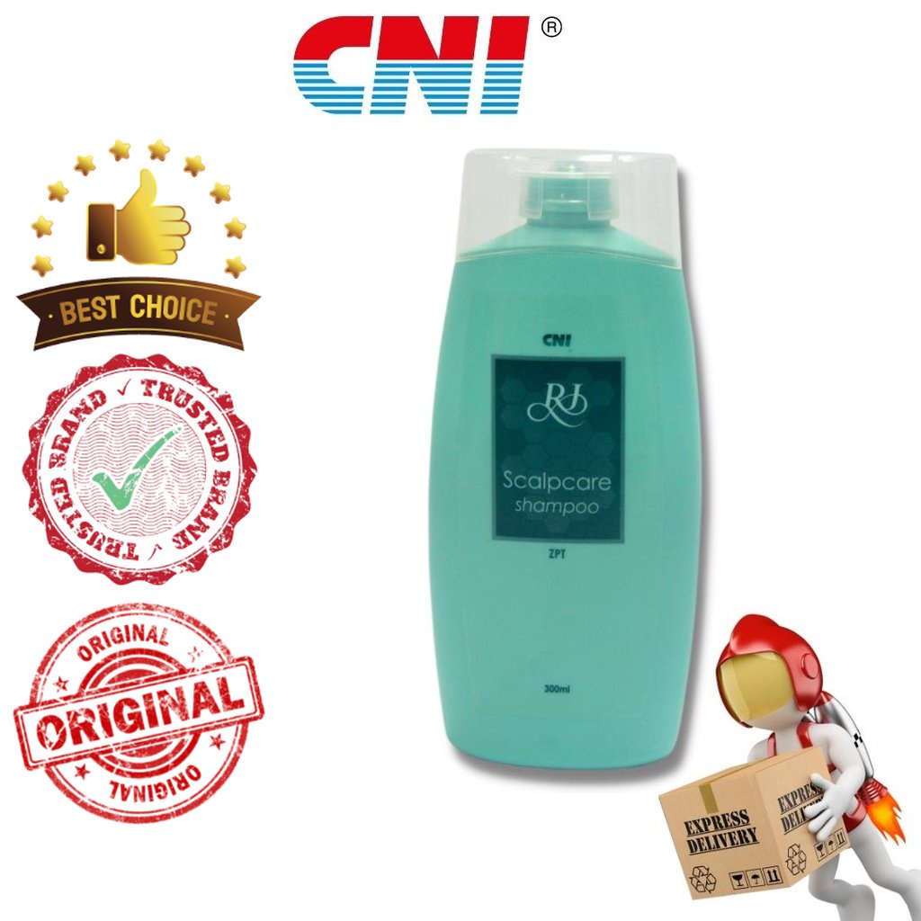 CNI RJ Scalp Care Shampoo (300ml) With ZPT to help relieve the