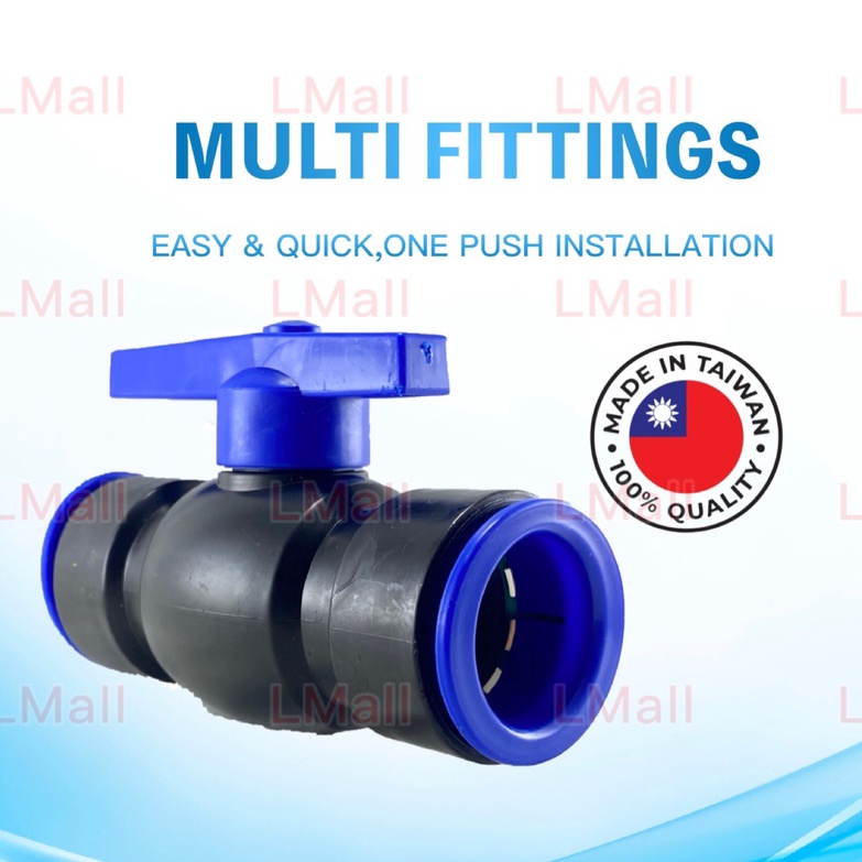 SEMENYIH KIZ MULTI FITTINGS MULTI BALL VALVE MULTI PIPING USAGE POLY/PPR/HANSEN PIPE SIZE 20MM
