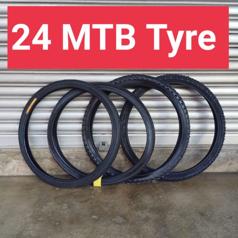 Tyre Tube Bicycle MTB Road Bike 24 Inch Tayar Tuib Basikal 24X1.95 24X1