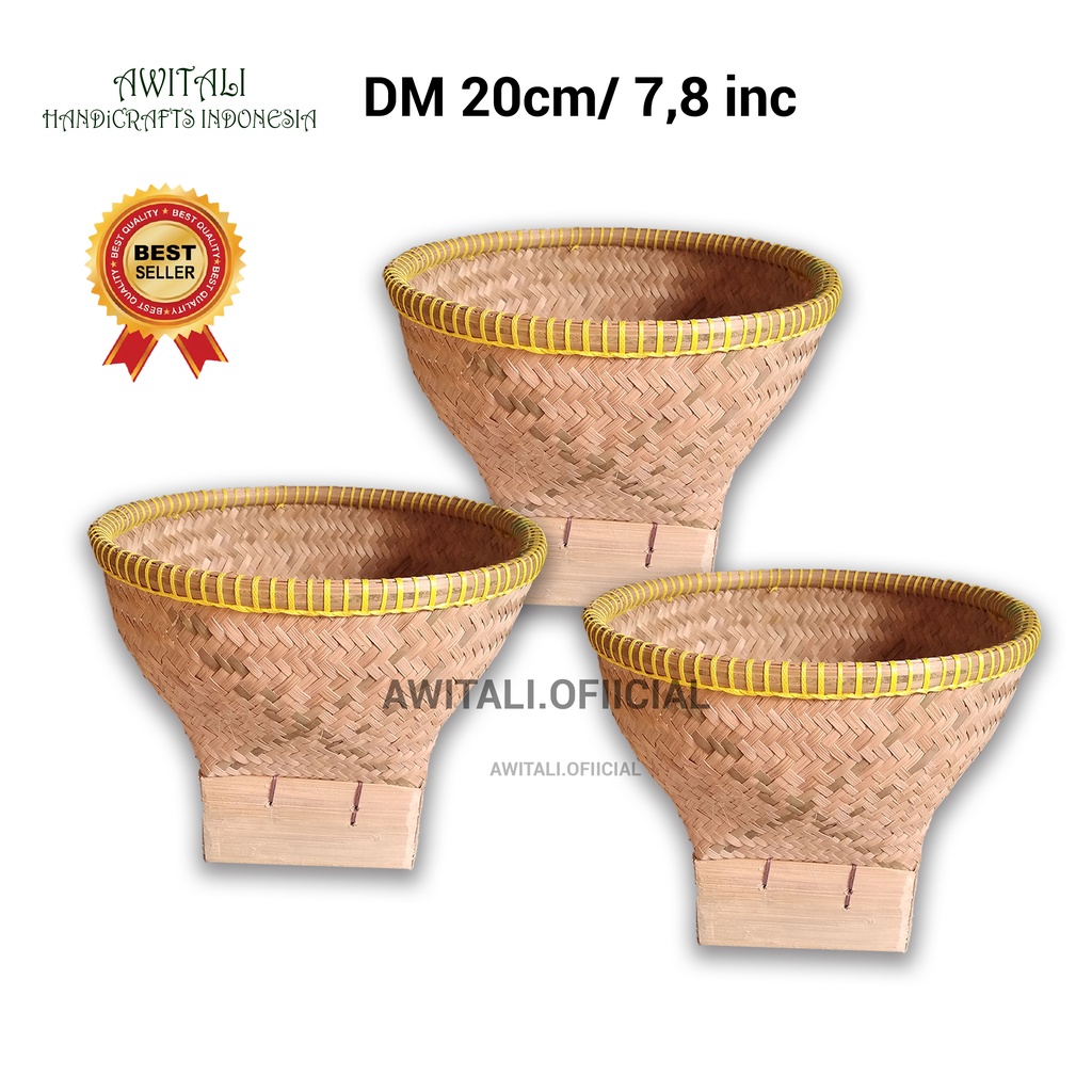 Awitali Bamboo Rice Basket Wakul Boboko Bamboo Sangku Rice Bucket ...