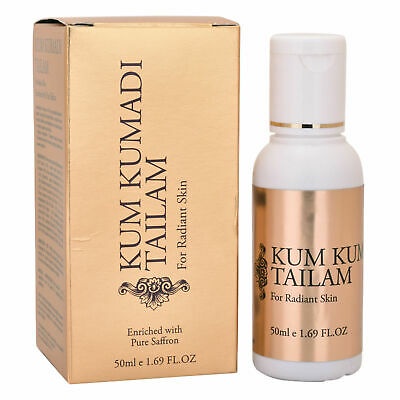 KUMKUMADI TAILAM/OIL For Young & Radiant Skin Naturally Enriched with ...