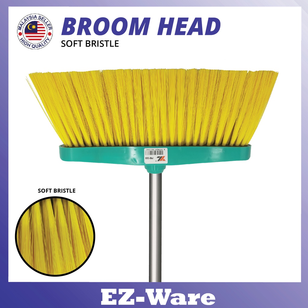 Plastic Soft Broom / Cleaning Floor Broom / Penyapu Lantai Lembut ...