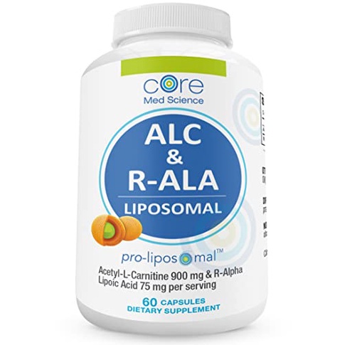 Pro Liposomal R-Alpha Lipoic Acid 75mg, Acetyl L-Carnitine 900 Mg ...