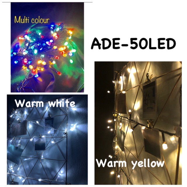 [Ready Stock]Lampu LED (ADE-LED50/4.5M LED )Light with Connector ...