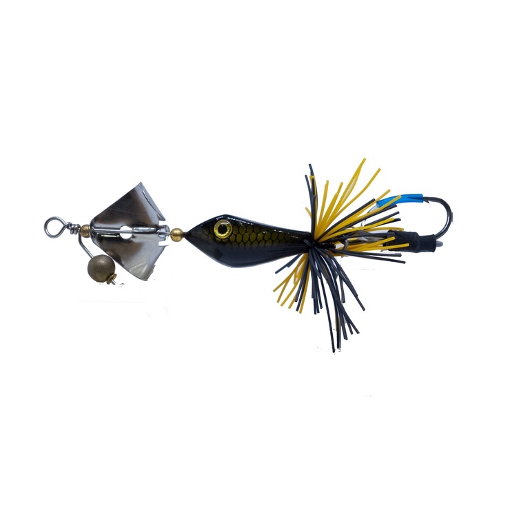 EXP Blast Slash Bait Buzzbait Fishing Casting Bait Wooden Frog Umpan ...