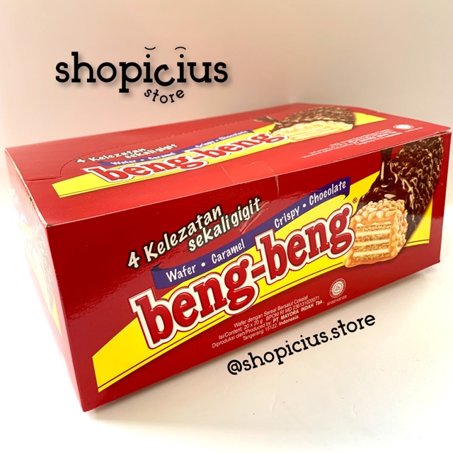 Beng - Beng 20gr X 20 Pcs (box) Chocolate Bengbeng Mayora | Shopee Malaysia
