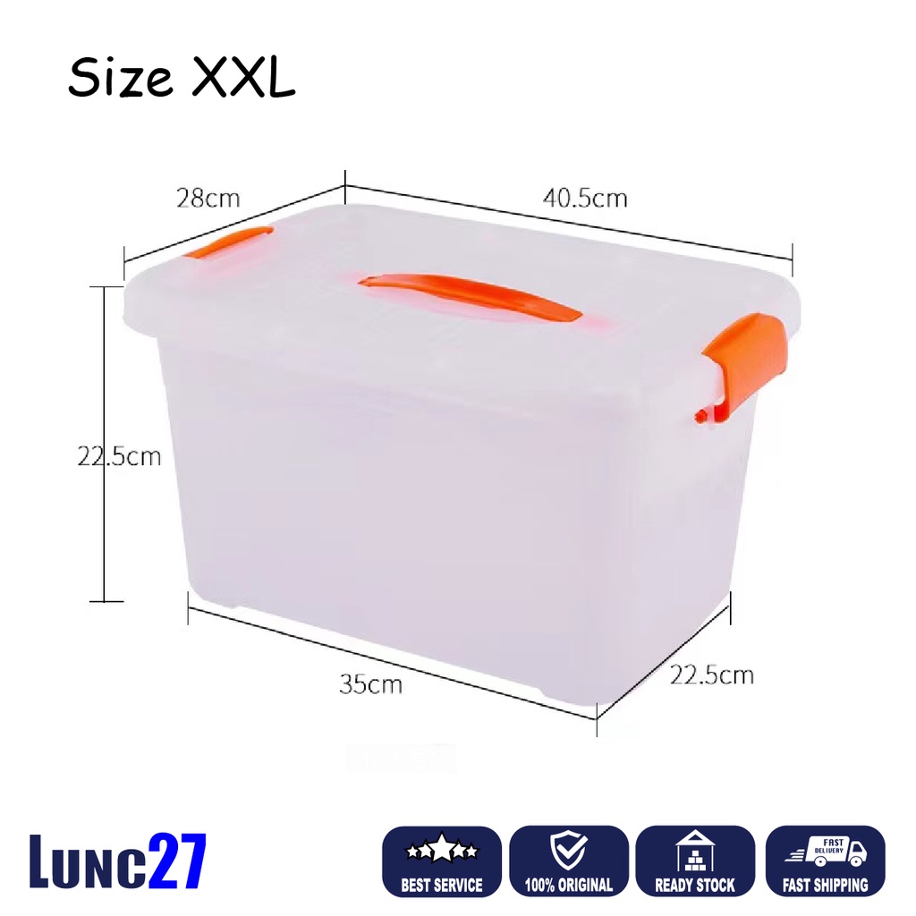 STORAGE BOX PLASTIC STORAGE BOX BEKAS SERBAGUNA | Shopee Malaysia