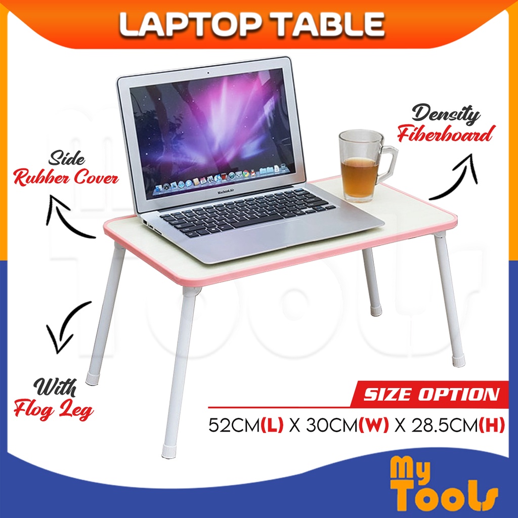 Computer Laptop table Foldable Study table Portable Desk W Side Rubber ...